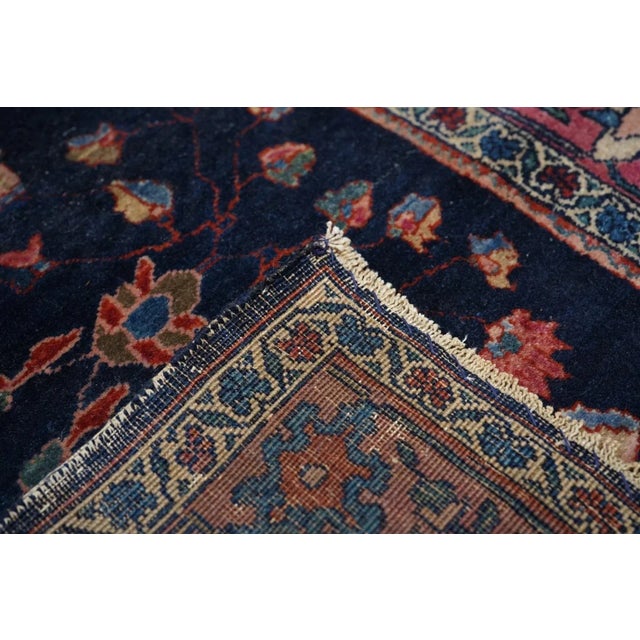 Antique Farahan Sarouk Rug 3'3'' x 4'10'' For Sale - Image 10 of 10