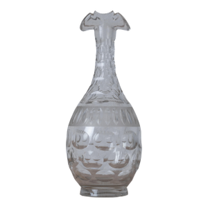 Antique Cut Crystal Double Spout Decanter