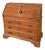 Antique Walnut Secretaire with Rocaille Bronze and Internal Compartment For Sale