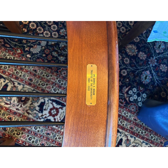 Nichols & Stone University Of Massachusetts Dartmouth Captain’s Chair. The chair is in excellent condition.
