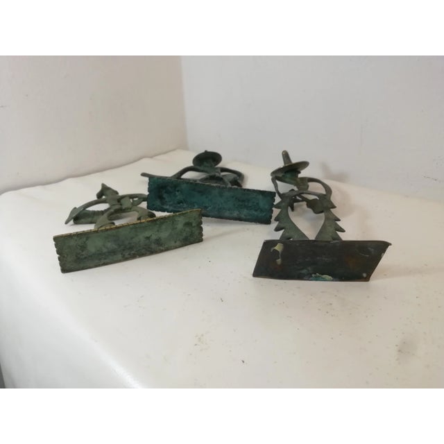 Metal Vintage Brass Band, Italy, 1950s, Set of 3 For Sale - Image 7 of 9