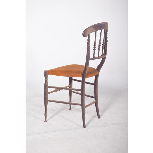 Late 19th Century Dark Wood Dining Chair, 1890s For Sale - Image 5 of 10