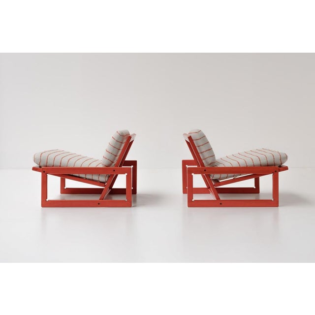 Brown Carlotta Lounge Chairs by Afra and Tobia Scarpa for Cassina, 1960s, Set of 2 For Sale - Image 8 of 11