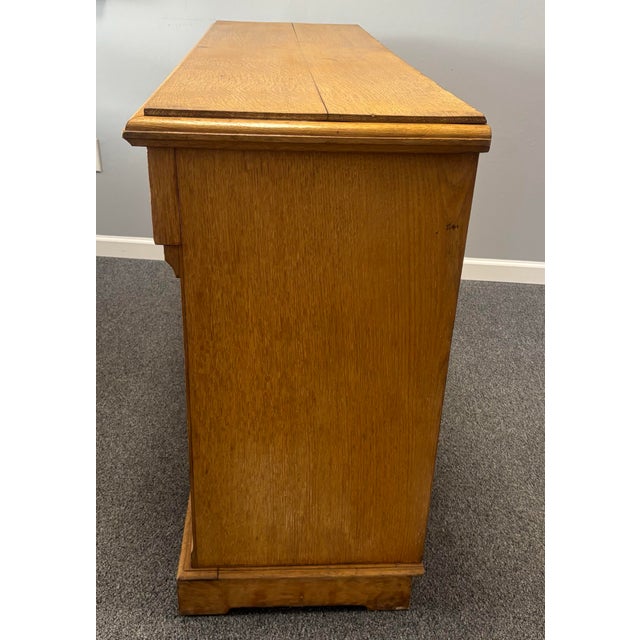 19th Century Antique English Oak Sideboard For Sale - Image 5 of 10
