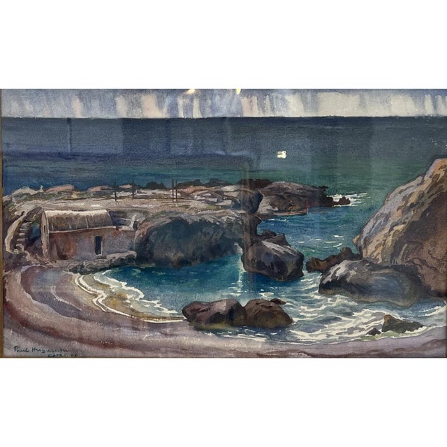 Swiss artist born in 1870 and died in 1919.Landscape painter, watercolourist and illustrator.He was established in Italy...