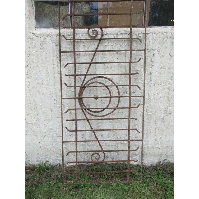 Wonderful piece of architectural salvage to be used as a gate or garden fence. Heavy, tight and sturdy. Piece does show...
