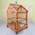 1900 - 1909 Art Deco Orange Japanned Metal Bird Cage, Hand-Painted, Circa 1900-1920 For Sale - Image 5 of 18