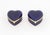 KPM and Limoges Cobalt Blue Porcelain Boxes, 10 For Sale - Image 10 of 17