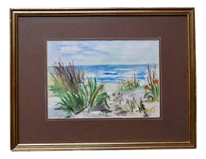 Vera Petrova Wespiser, Scenery, Painting on Paper, Framed