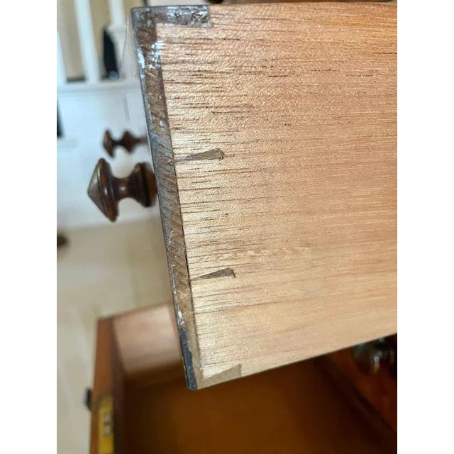 Antique 19th-Century Victorian Burr Walnut Davenport Desk For Sale - Image 10 of 18