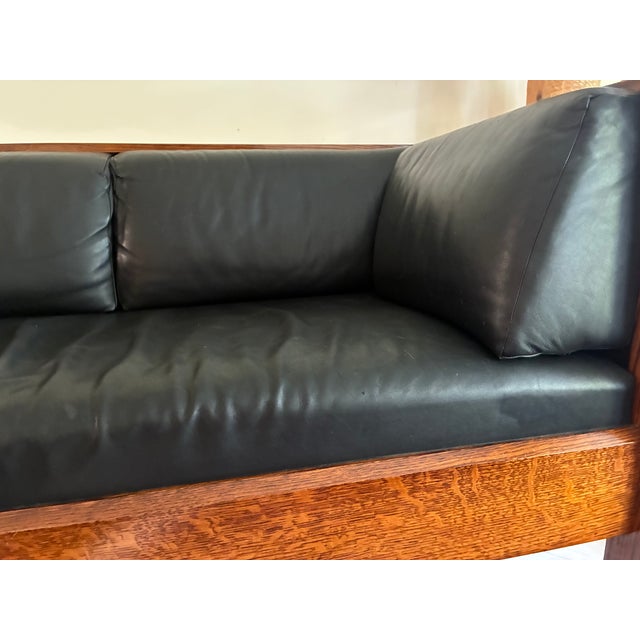 Mission Style Loveseat - Amish Made For Sale - Image 9 of 10