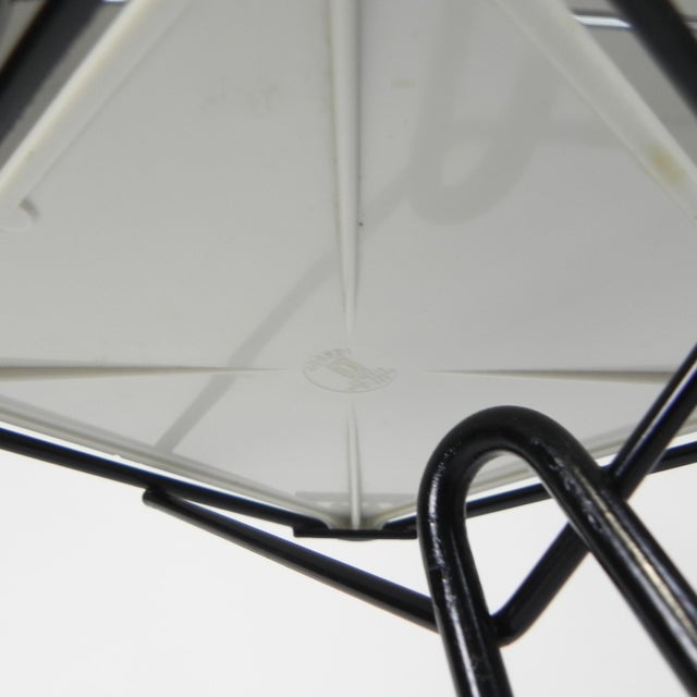 Height: 69 cm. Width: 57 cm. Depth: 30 cm. Marked under the 2 plastic plates: "COGEBI ORNAMIN". Origin: Belgium, 1950s....