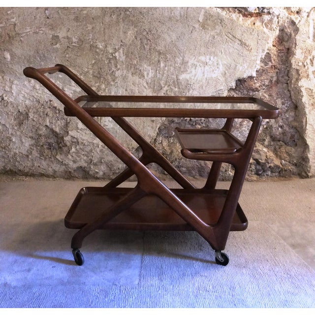 Trolley by Cesare Lacca for Cassina, 1950s For Sale - Image 9 of 9