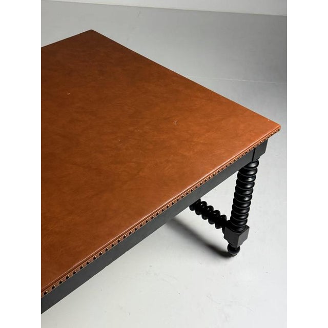 Bobbin Workbench with Leather Top, 19th Century For Sale - Image 18 of 18