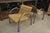 Vintage Design Armchairs in Metal and Wood, 1950, Set of 2 For Sale - Image 4 of 12