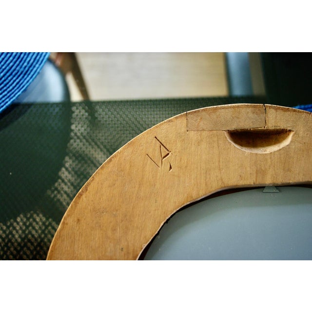 Wood Anthropomorphic Wooden Mirror by Rudolf Steiner, 1920 For Sale - Image 7 of 8