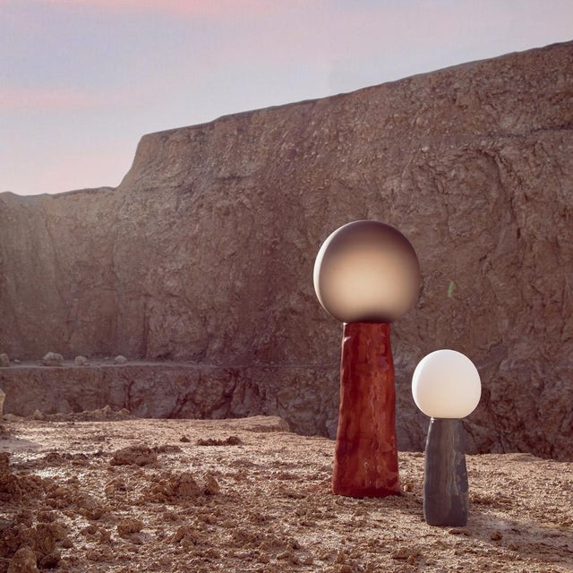 Contemporary Medium Kokeshi Lamp from Pulpo For Sale - Image 3 of 7