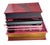 Metal Chic Colorful Bookshelf Decor Set: Pink, Red & Black Classics 2010 Barnes & Noble For Sale - Image 7 of 7