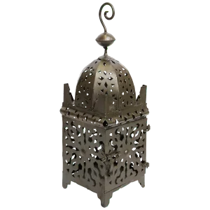 Moroccan Hurricane Metal Candle Lantern