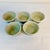 Mid 20th Century Vintage Chinoiserie Boho Chic Ceramic Pottery Sauce Cups - Set of 5. For Sale - Image 5 of 12