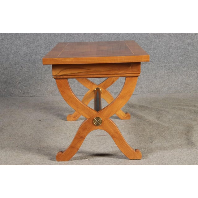 Wood Coffee Table in Mahogany, 1975 For Sale - Image 7 of 11