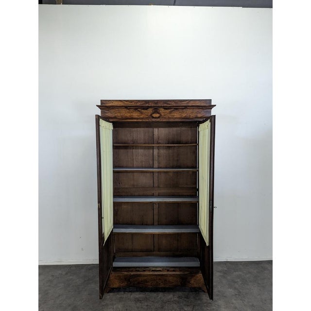 Louis Philippe Flame Mahogany Bookcase For Sale - Image 4 of 9