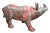 Large Rhinoceros Sculpture, Bronze For Sale