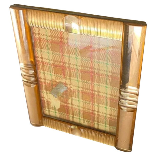 Art Deco Picture Frame in Pink, France, 1930s For Sale