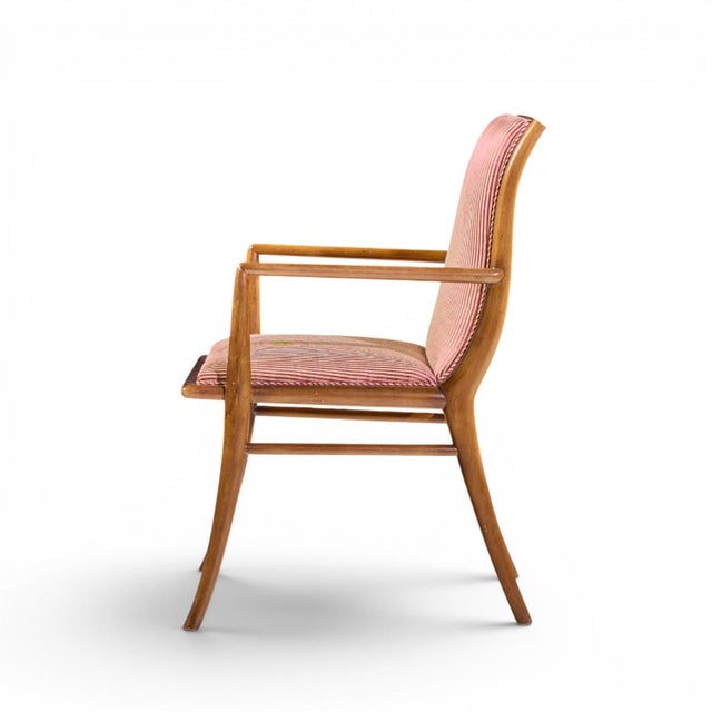 Robsjohn-Gibbings for Widdicomb Mid Century Walnut Dining Chairs - Set of 6 For Sale - Image 15 of 17