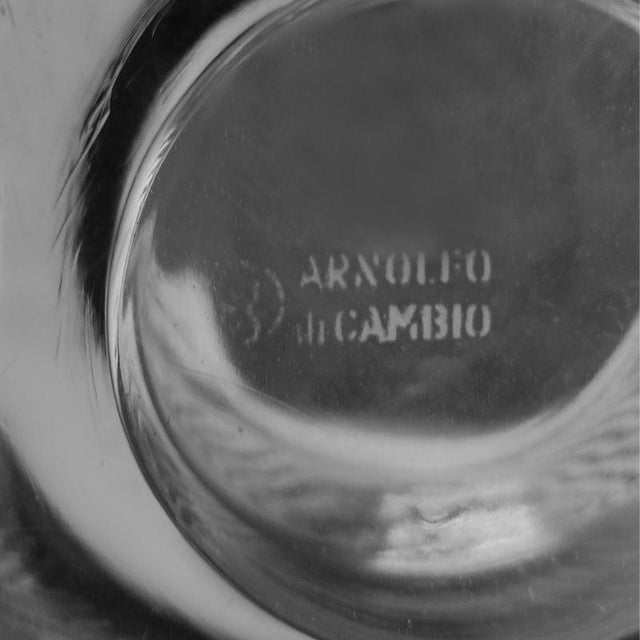 Gray Smoking Set by Sergio Asti for Arnolfo Di Cambio, Italy, 1970s, Set of 2 For Sale - Image 8 of 9