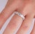 Contemporary GIA Emerald Cut 4.60 Carat Diamond East West Style Wedding Eternity Band, Size 5.25 For Sale - Image 3 of 4