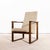 1950’s Original Single Armchair with Square Frame And Off-White Diamond Pattern. Sourced direct in the Czech republic...