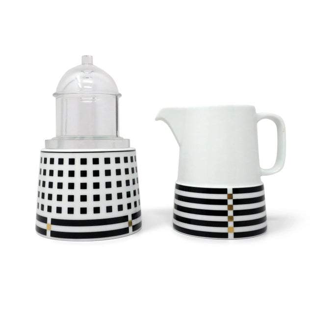 Il Faro Creamer and Sugar by Aldo Rossi for Rosenthal Studio-Linie For Sale - Image 9 of 9