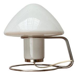 Mid-Century Space Age Mushroom Glass Table Lamp, 1960s