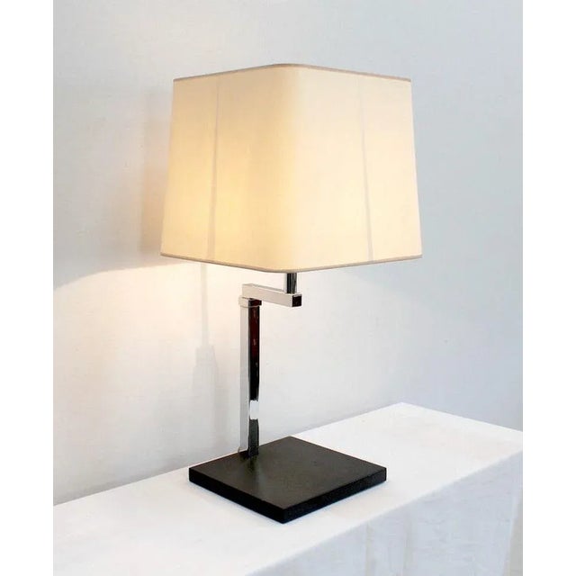 Chromed Metal Lamps, 1960s, Set of 2 For Sale - Image 6 of 18