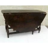 English Charles II Oak Gate Leg Table For Sale In Denver - Image 6 of 6