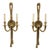 1980s Pair of Decorative Crafts Electric Wall Sconces For Sale