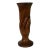 1930s Hand Carved Walnut Vase For Sale