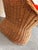 Midcentury Wicker Pod Chair W/ Original Orange Cushions For Sale - Image 4 of 6