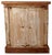 French Rustic 2-Door Cupboard with Distressed Worn Paint, 1870s For Sale