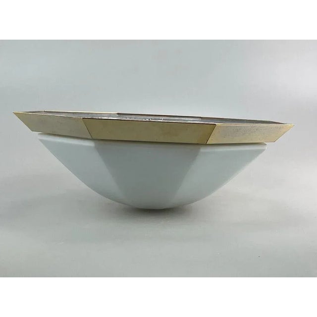 1970s Mid-Century Space Age Ceiling Lamp in Glass from Limburg Glashütte, 1960s or 1970s For Sale - Image 5 of 12