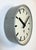 Mid-Century Modern Industrial Grey Factory Wall Clock from Pragotron, 1960s For Sale - Image 3 of 18