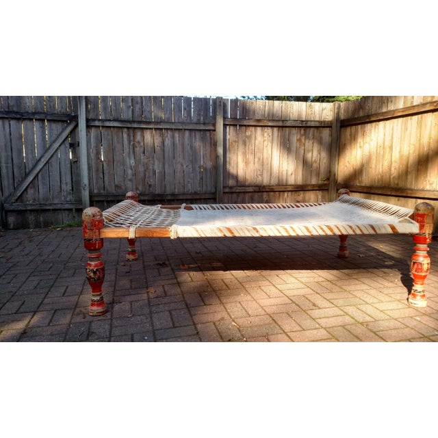 Vintage Indian Rope Bed/Charpai Chairish