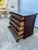 French 19th Century Louis Philippe Flame Mahogany Marble Top Commode For Sale - Image 10 of 12