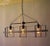 Modern Industrial Metal Three Light Pendant by Kalalou For Sale - Image 12 of 12