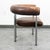Mid-Century Modern 1960s Mid Century Danish Modern Lounge Chair Brown Leather Round Back Steel Cobra Seat For Sale - Image 3 of 12