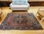 Early 20th Century Bidjar Rug, Hand-Knotted Wool, Medallion Geometric Pattern, Red & Blue, 5x7 For Sale - Image 16 of 18