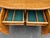 A beautiful media console cabinet designed by Michael Amini, designer of high-end luxury furnishings. Features walnut wood...
