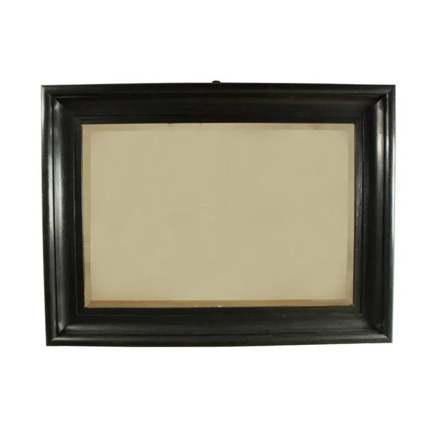 Large Oak Mirror, 1930s For Sale - Image 4 of 4