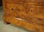 Antique French Burl Walnut Louis Philippe Style Commode White Carrara Marble Top, Late 1800s For Sale - Image 9 of 18